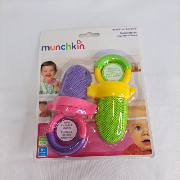 'MUNCHKIN' FRESH FOOD BABY FEEDERS FRUIT & VEGGIES 2~PACK - Picture 8 of 12
